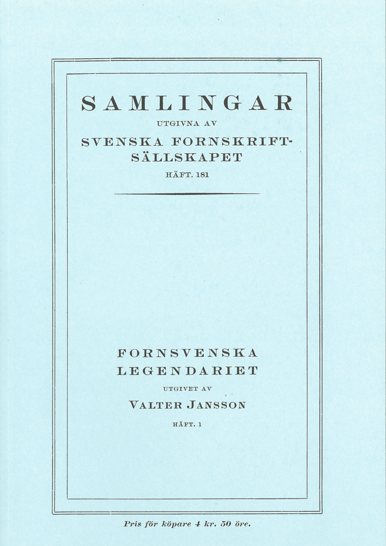 Fornsvenska legendariet