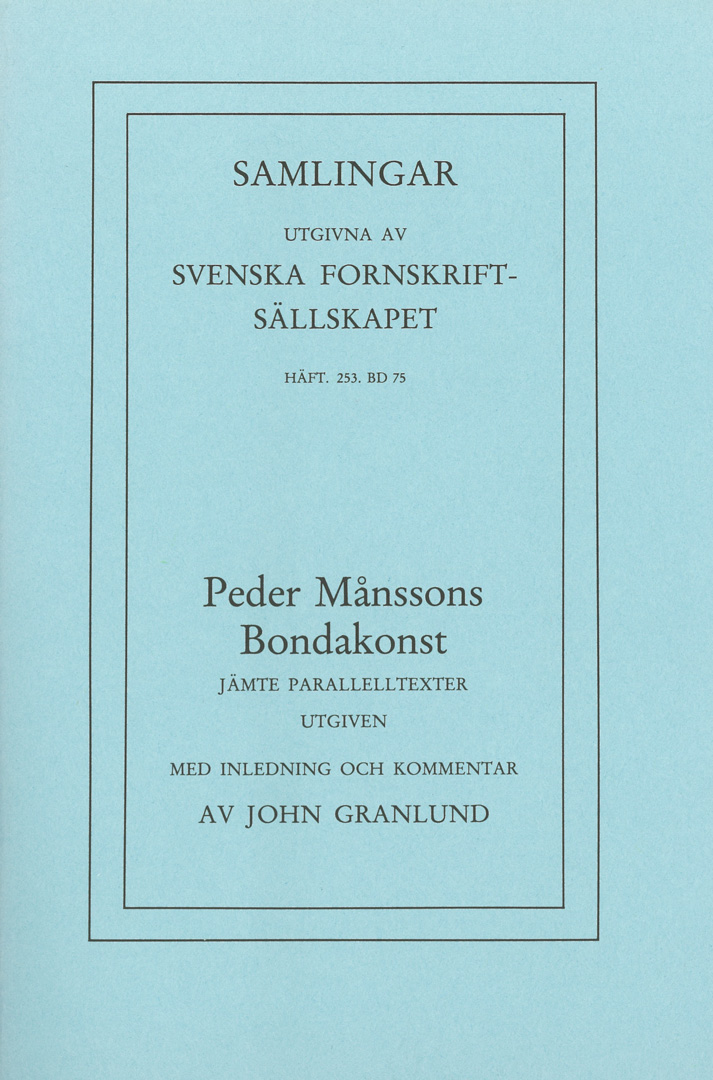 Peder Månssons Bondakonst