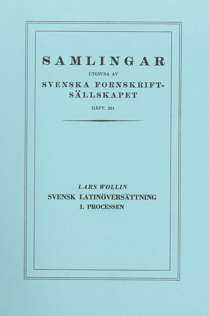 Svensk latinöversättning 1