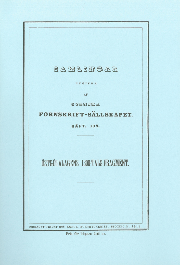 Östgötalagens 1300-talsfragment