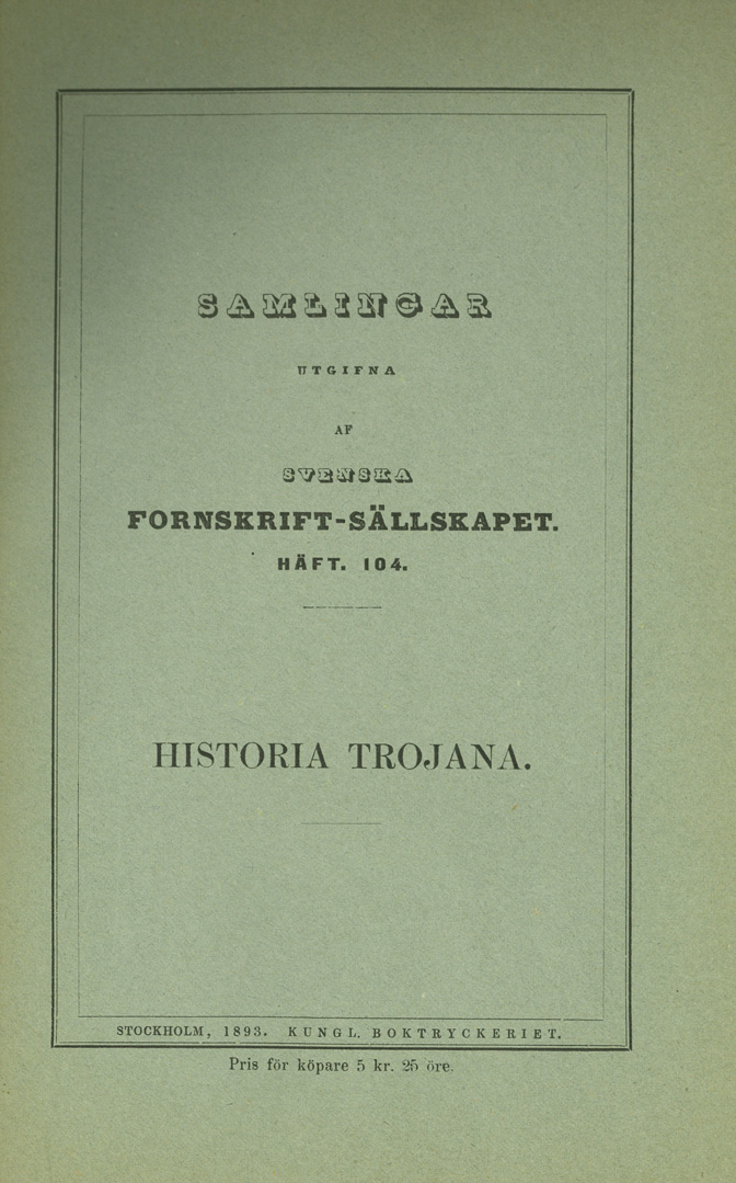 Historia Trojana