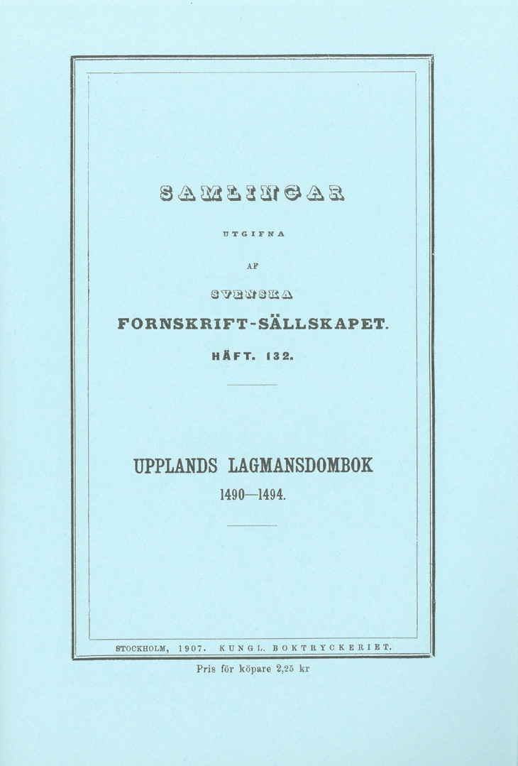 Upplands lagmansdombok 1490–1494