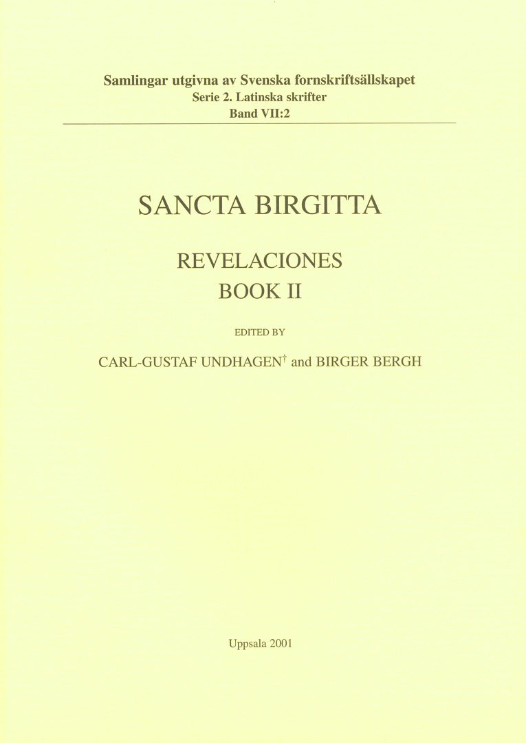 Sancta Birgitta: Revelaciones. Book 2