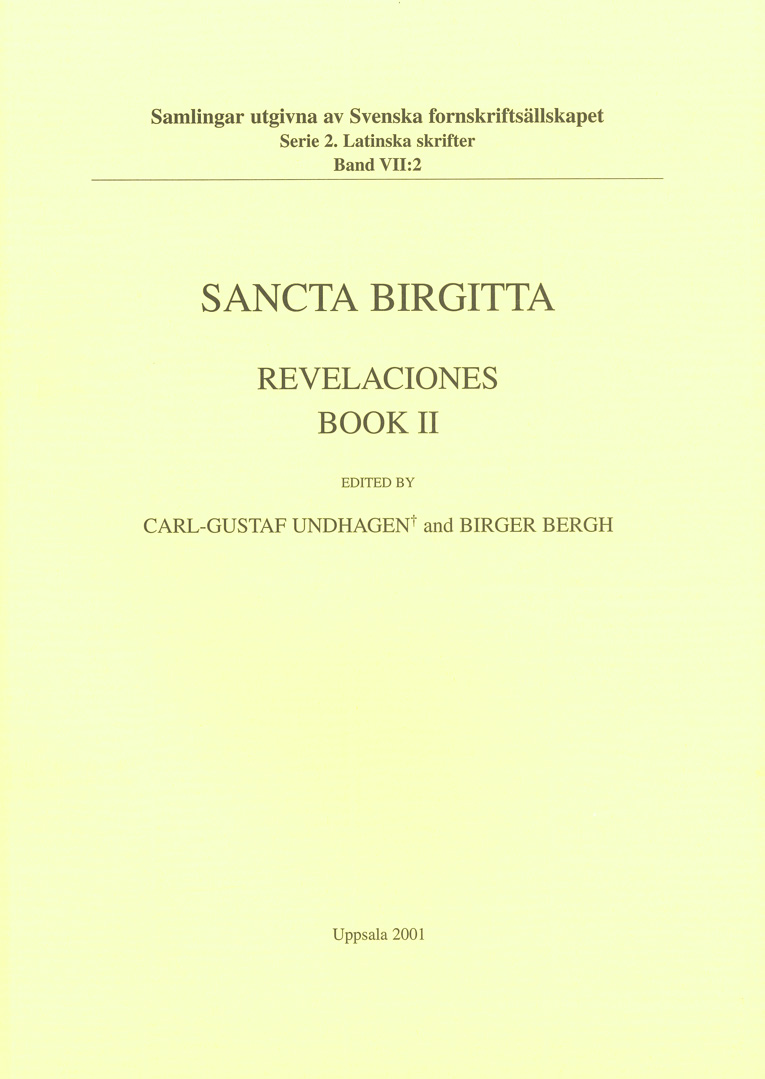 Sancta Birgitta: Revelaciones. Book 2